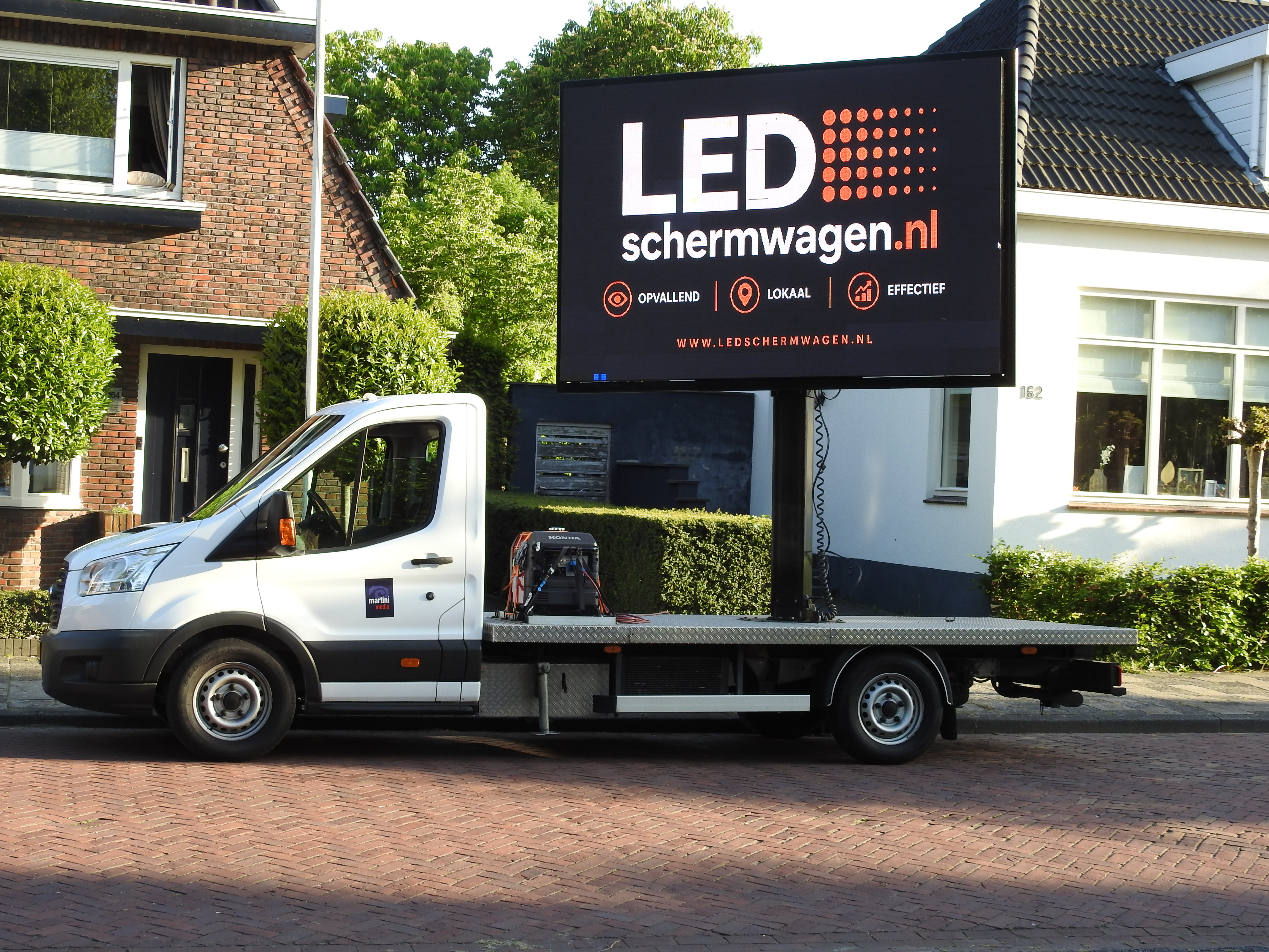 Reclame op Rijdende LED Scherm